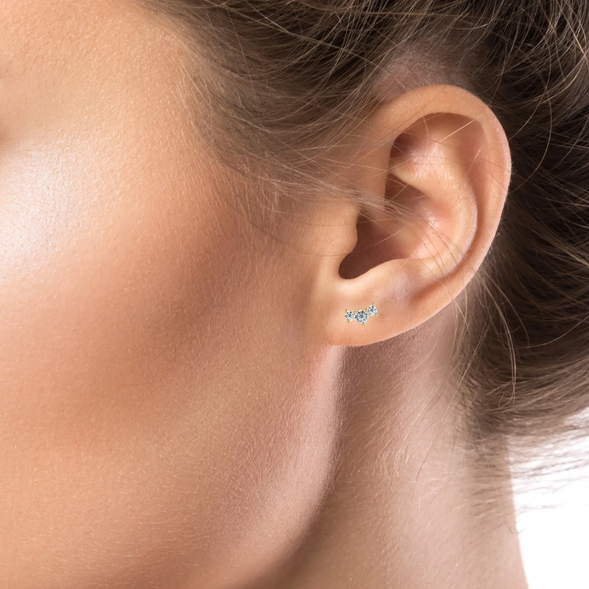 0.55CT Diamond Stud Earring