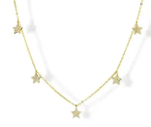 Alesha - Gold Star Necklace