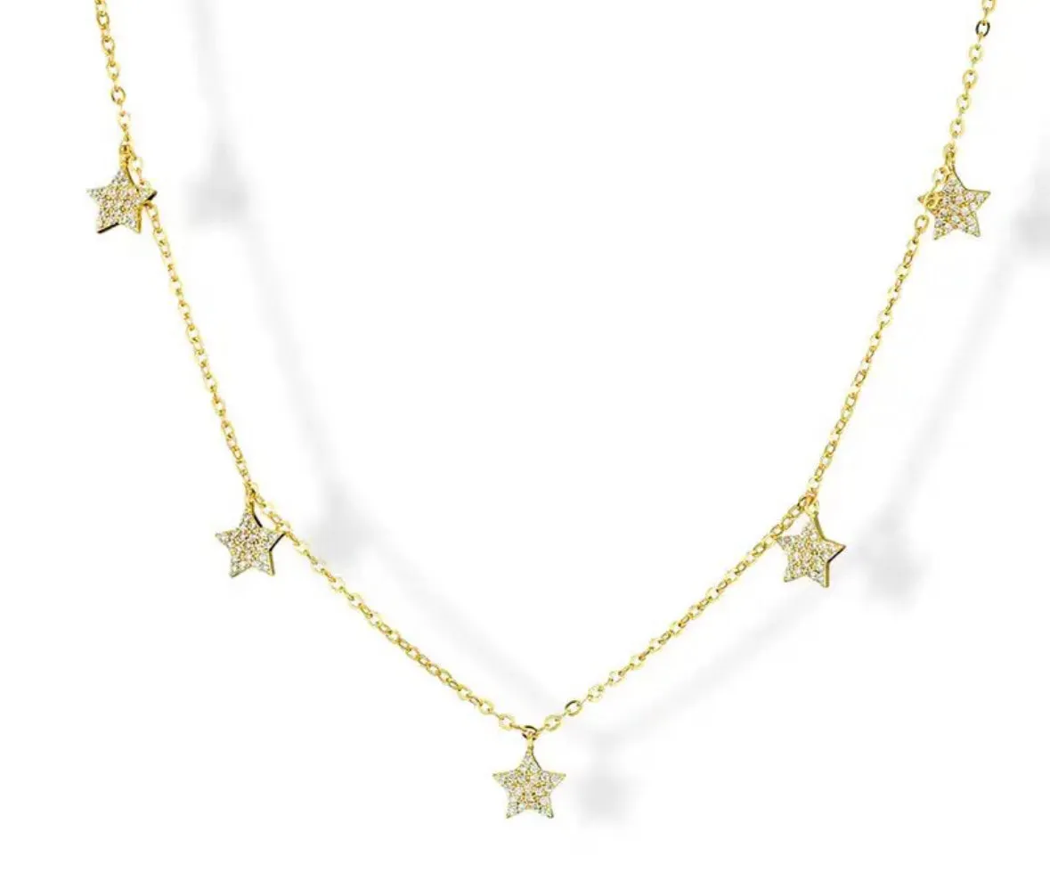 Alesha - Gold Star Necklace