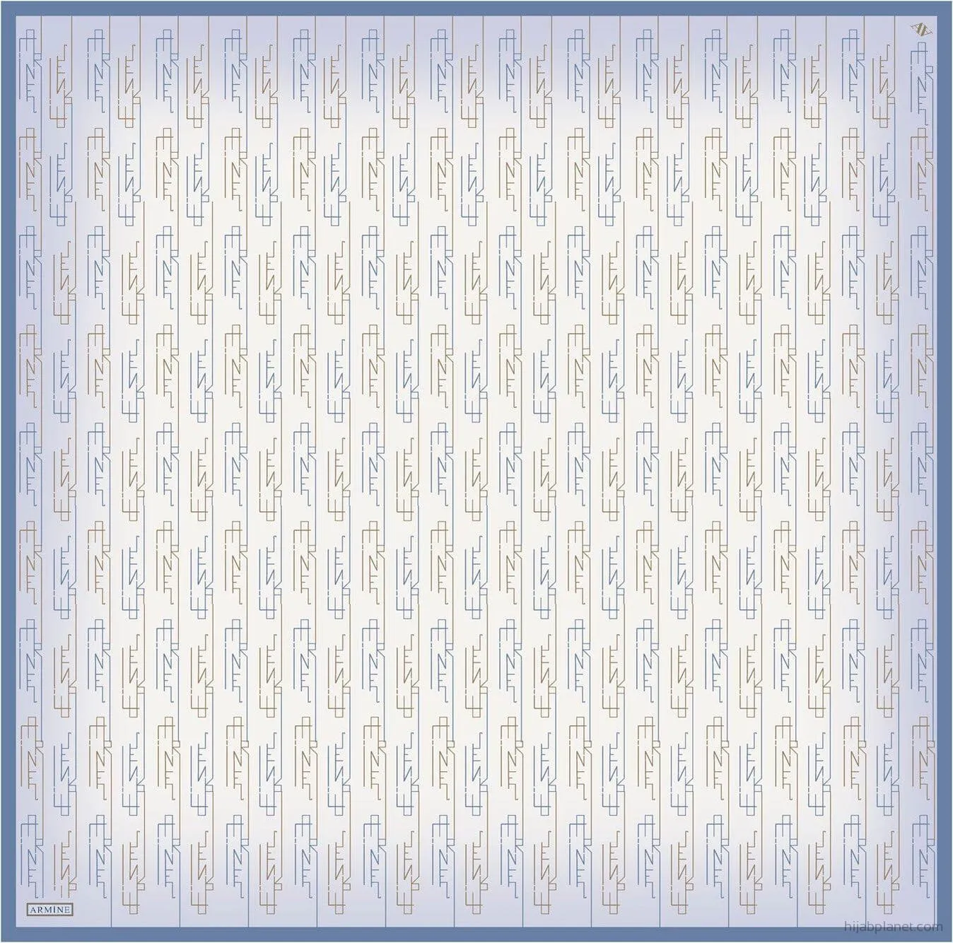 Armine Pisces Abstract Silk Scarf #4
