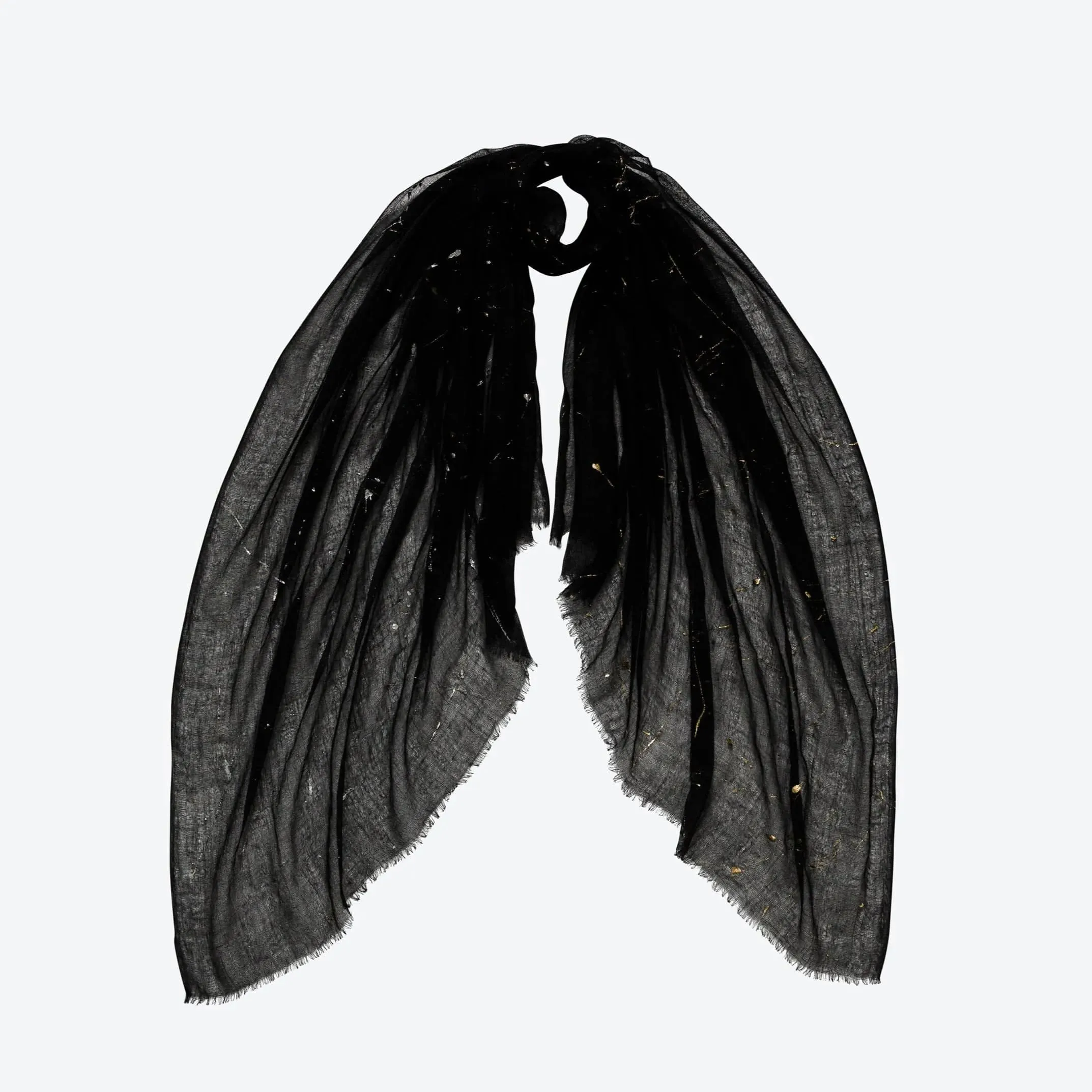 Azzurro Black Large Wrap