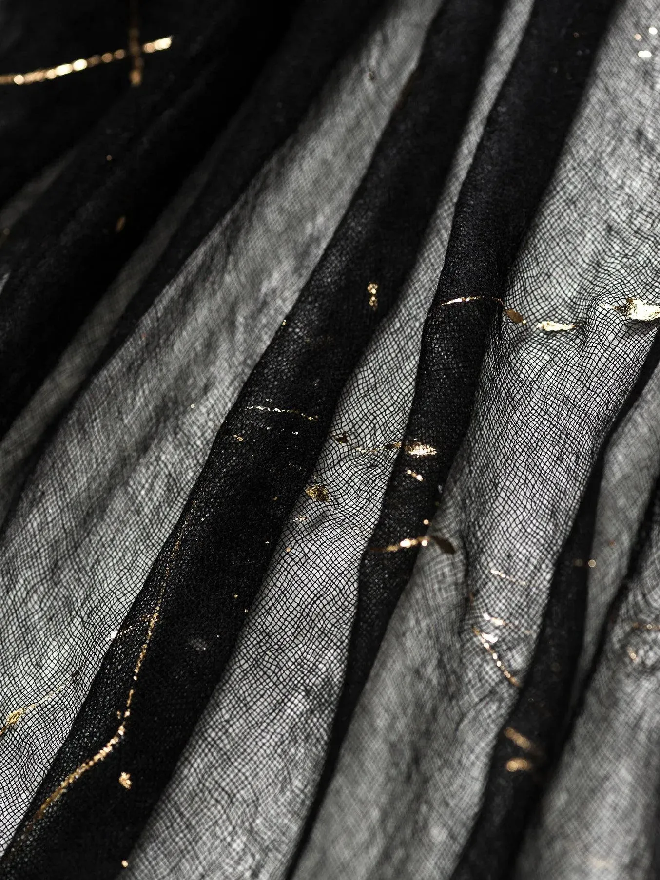 Azzurro Black Large Wrap