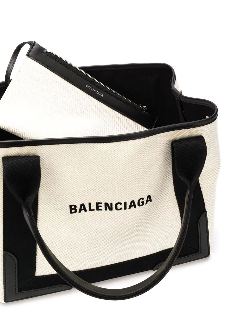 Balenciaga Women Navy Cabas Small Tote Bag