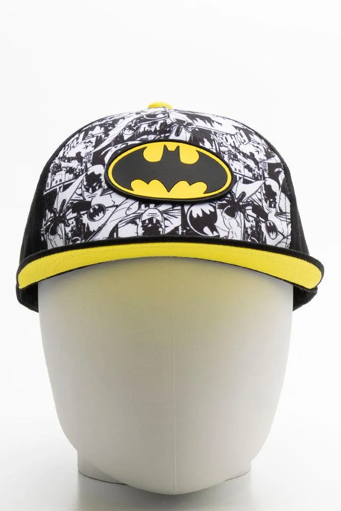 Batman Flat-Bill Cap Black