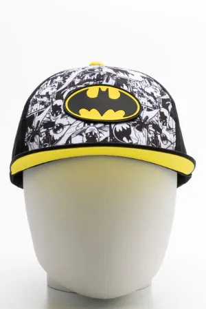 Batman Flat-Bill Cap Black