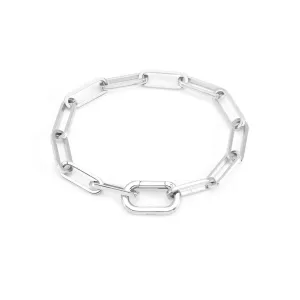 BG860W B.Tiff "Jemma" Paperclip Link Bracelet