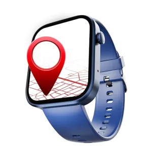 boAt Storm Call 3 w/Turn-by-Turn Navigation, 1.83” HD Display, Bluetooth Calling, Crest  OS, QR Tray, Watch Face Studio, Coins, Emergency SOS Smart Watch for Men & Women(Dark Blue)