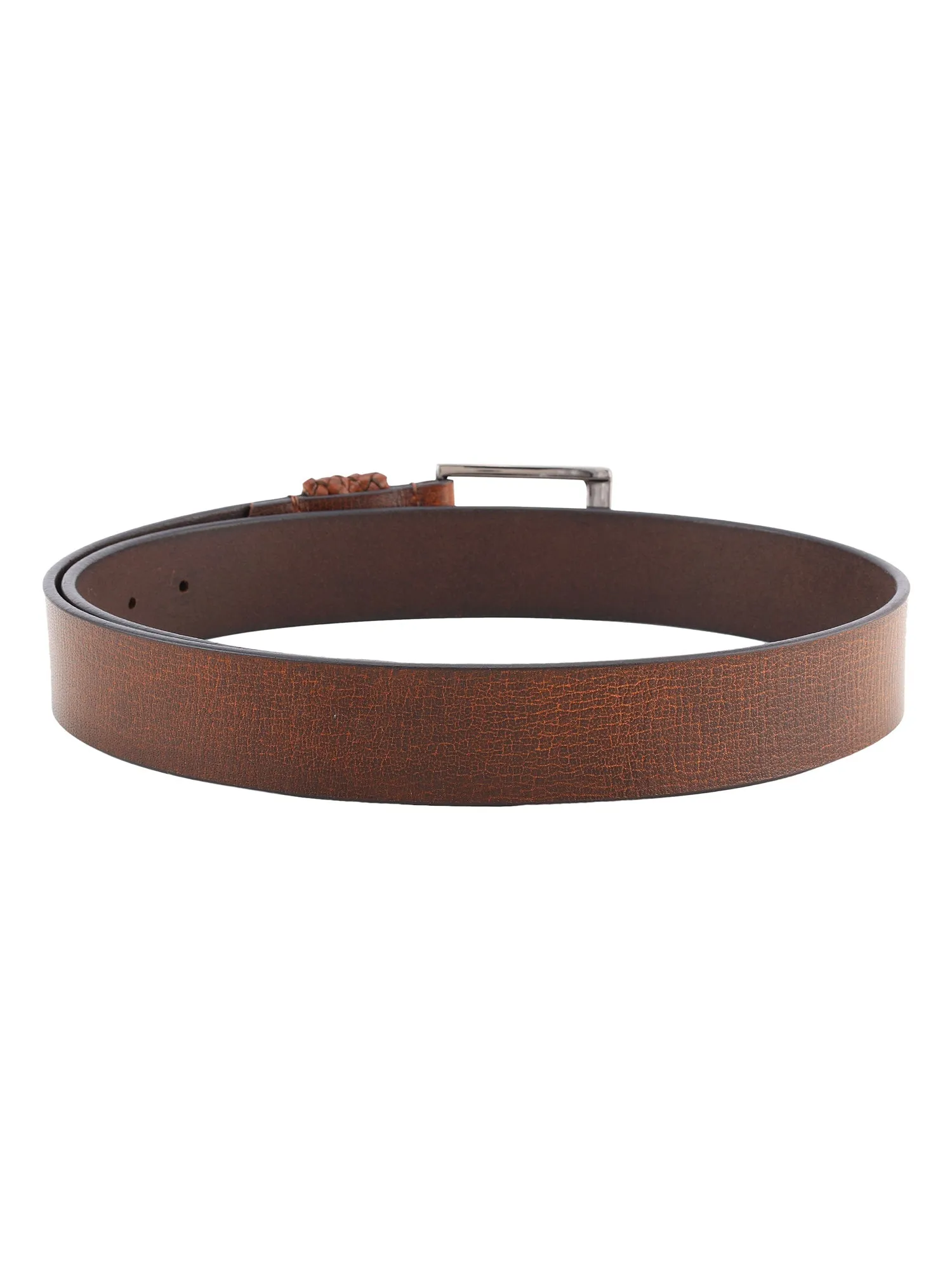 Brown Genuine Leather Men's Belt