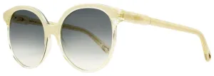 Chloe Women's Oval Sunglasses CE733S 109 Pearl/Champagne 59mm