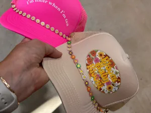 Daisy Trucker Hat Chain