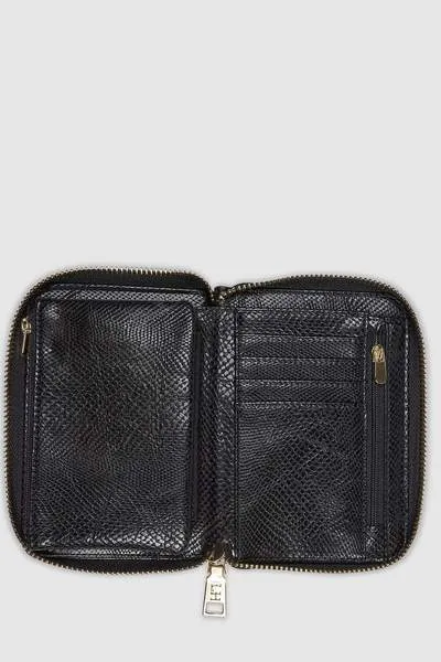 EDEN WALLET LIZARD BLACK