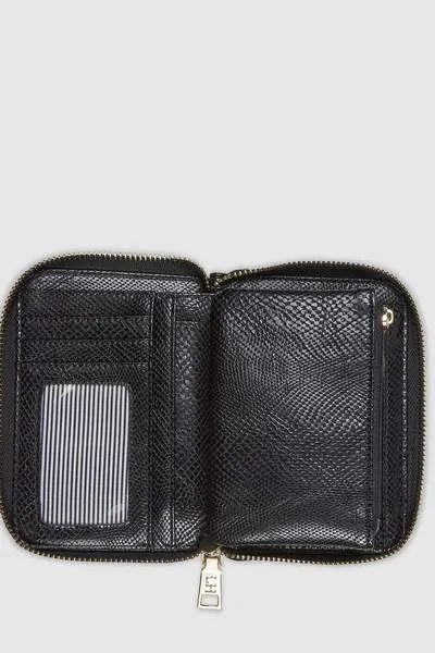 EDEN WALLET LIZARD BLACK