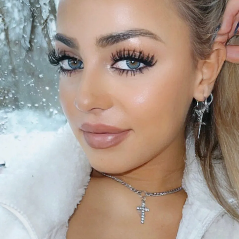 Everyday Sparkle Cross Earrings
