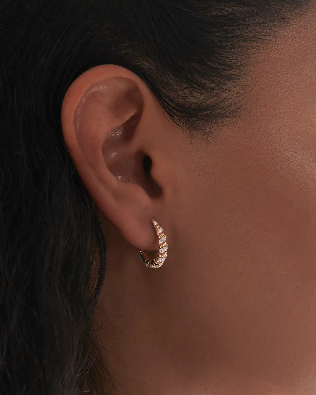 Fine Threaded Hoops