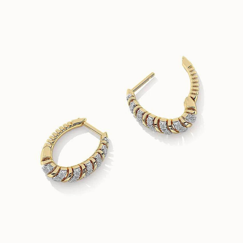 Fine Threaded Hoops