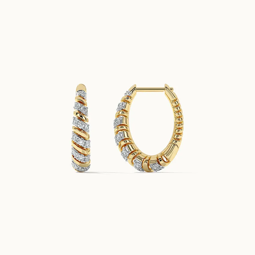 Fine Threaded Hoops