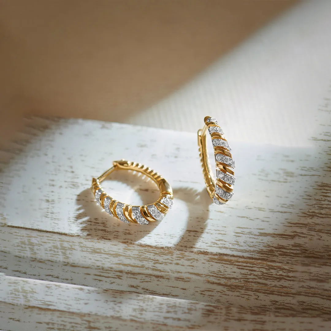 Fine Threaded Hoops