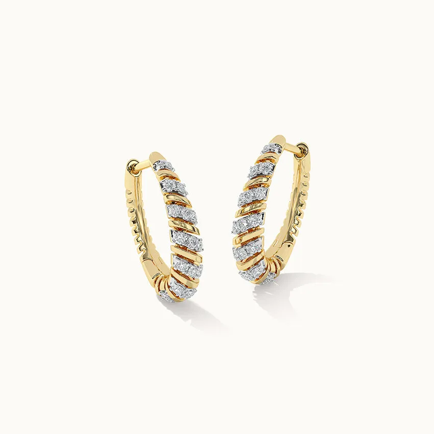 Fine Threaded Hoops
