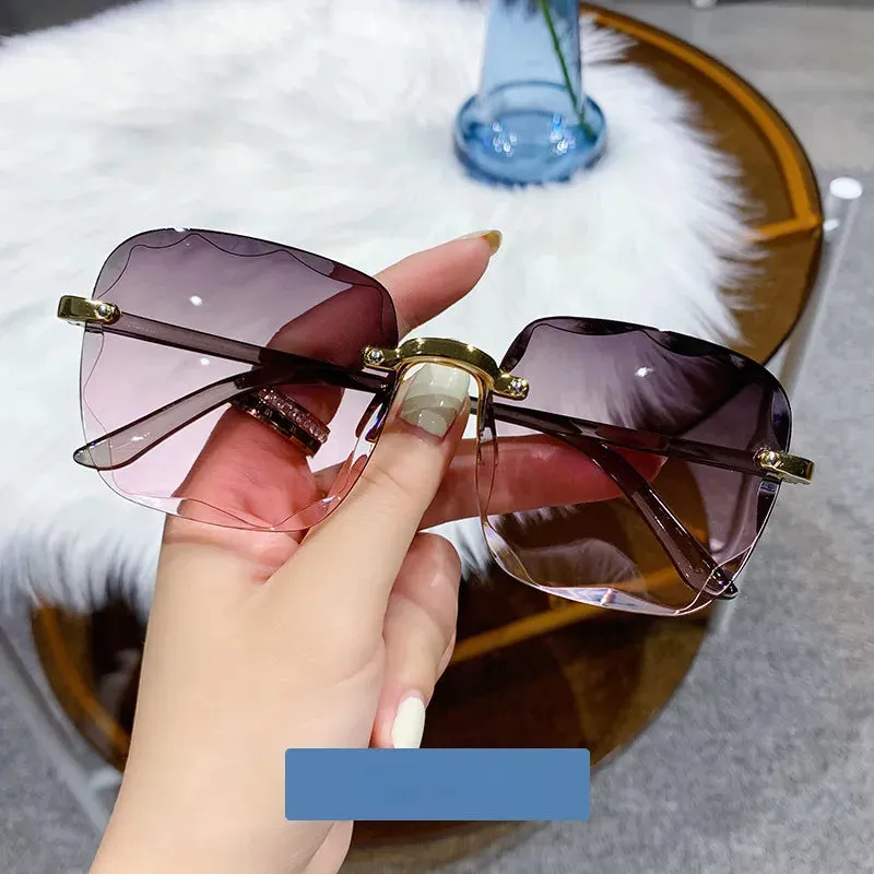 Frameless Cut Edge Sunglasses