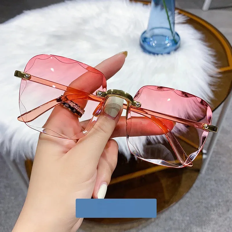 Frameless Cut Edge Sunglasses
