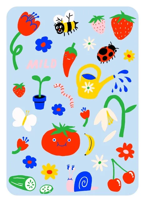 Garden Gone Mild Iron On Sheet Set