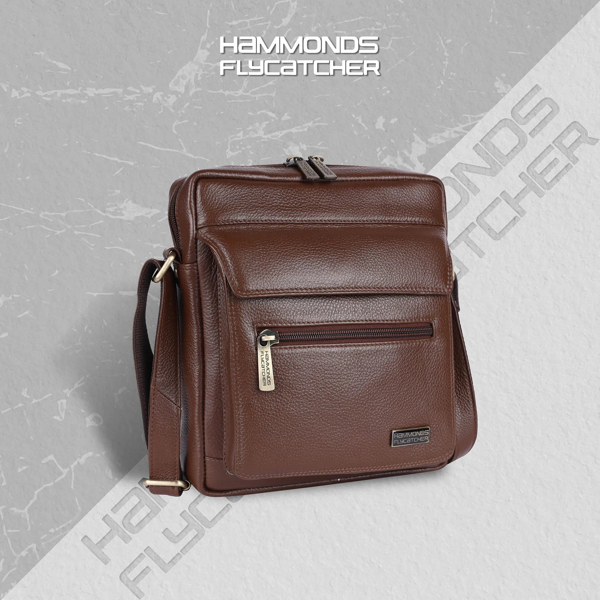 Genuine Leather Messenger Sling Bag For Men With 1 Year Warranty