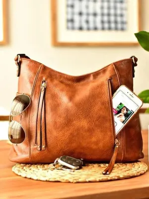 Gigi - Stylish vintage leather bag