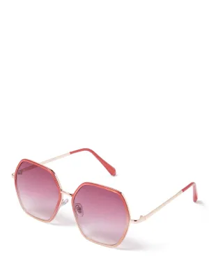 Imogen Hexagonal Sunglasses