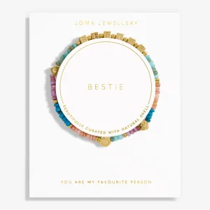 Joma Jewellery Gold Plated Happy Little Moments 'Bestie' Bracelet