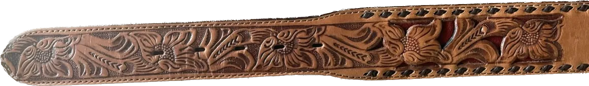 KIDS CIRCLE Y LEATHER BELT