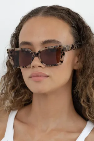 Lu Goldie Lucia Sunglasses Choc Tort