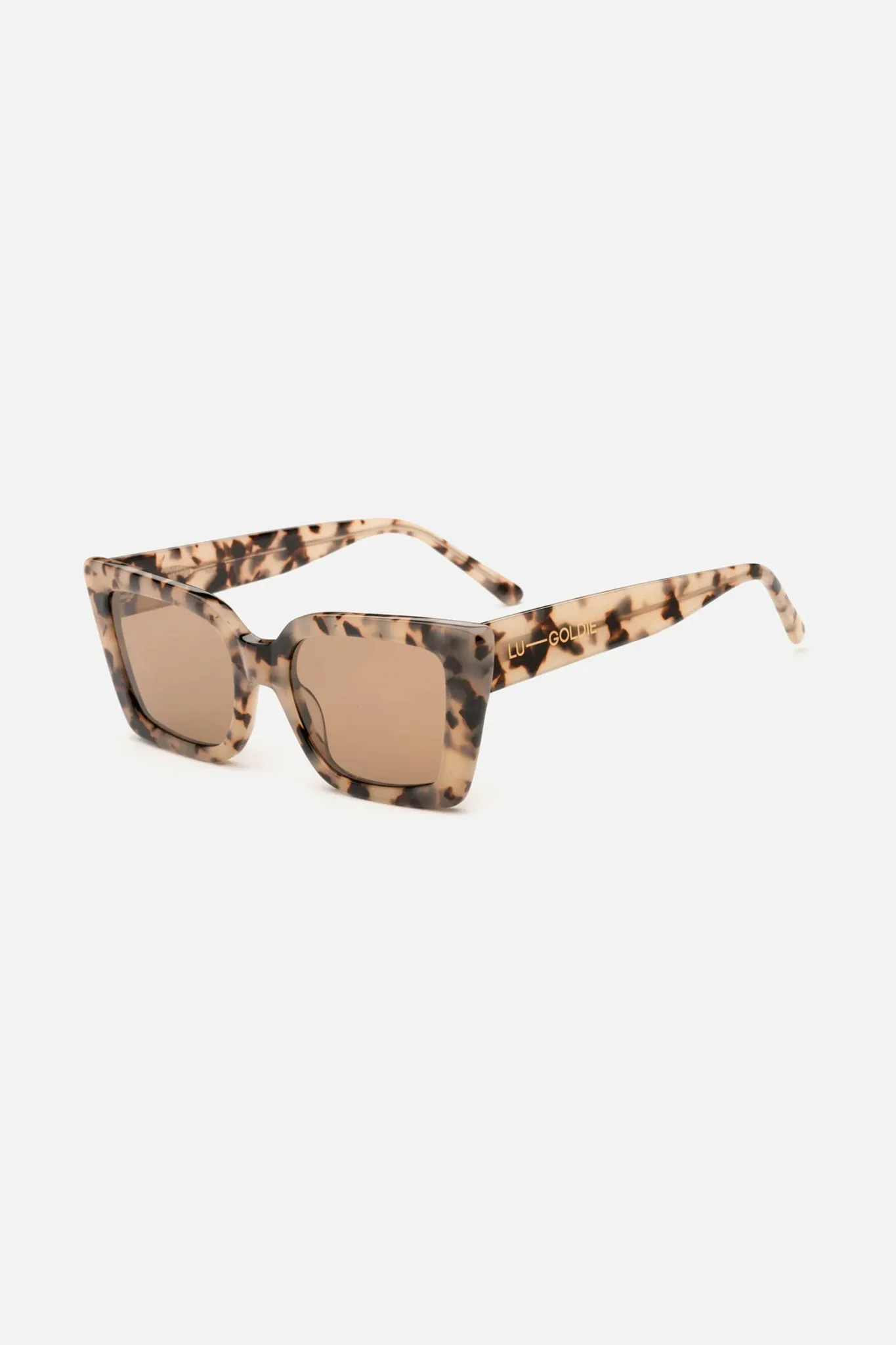 Lu Goldie Lucia Sunglasses Choc Tort