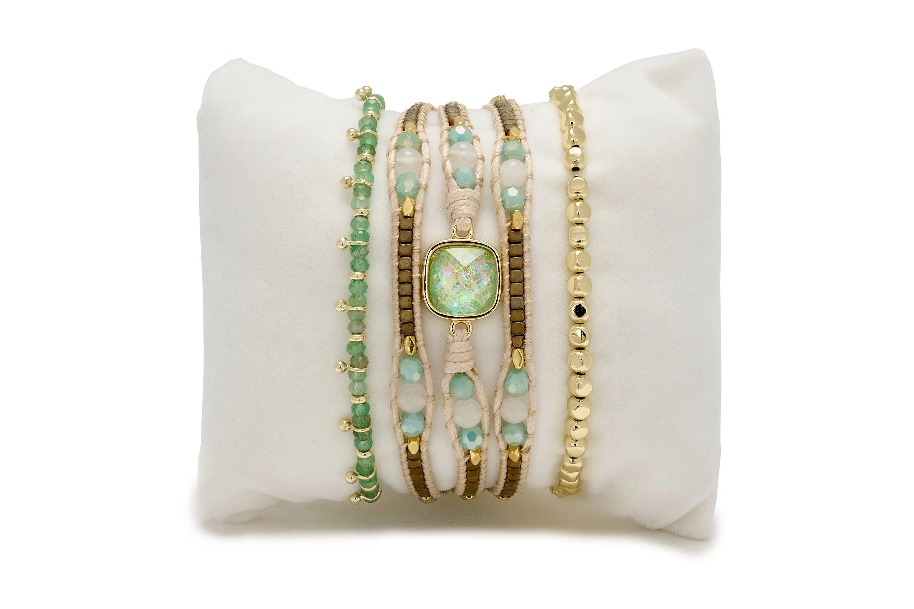 Marella Aqua Bracelet Stack