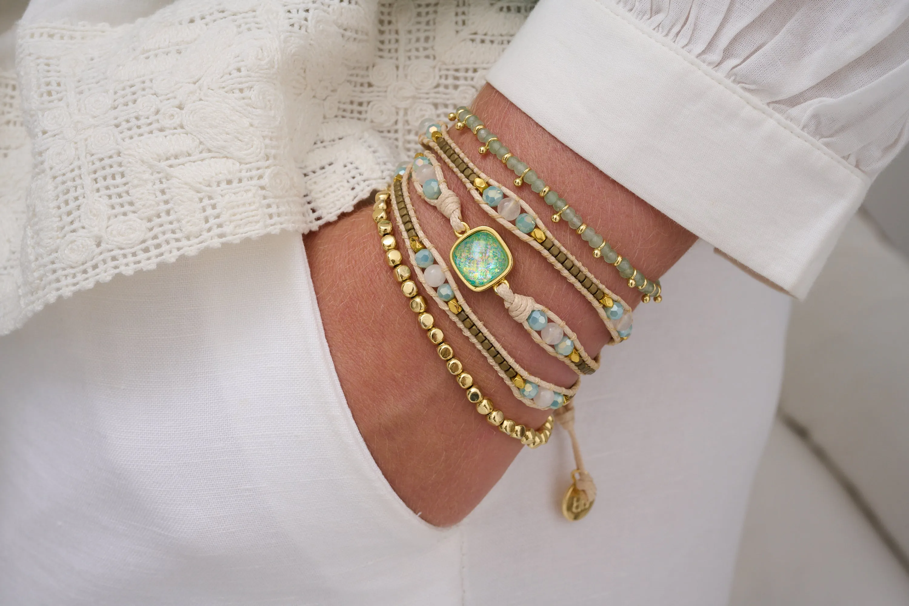 Marella Aqua Bracelet Stack