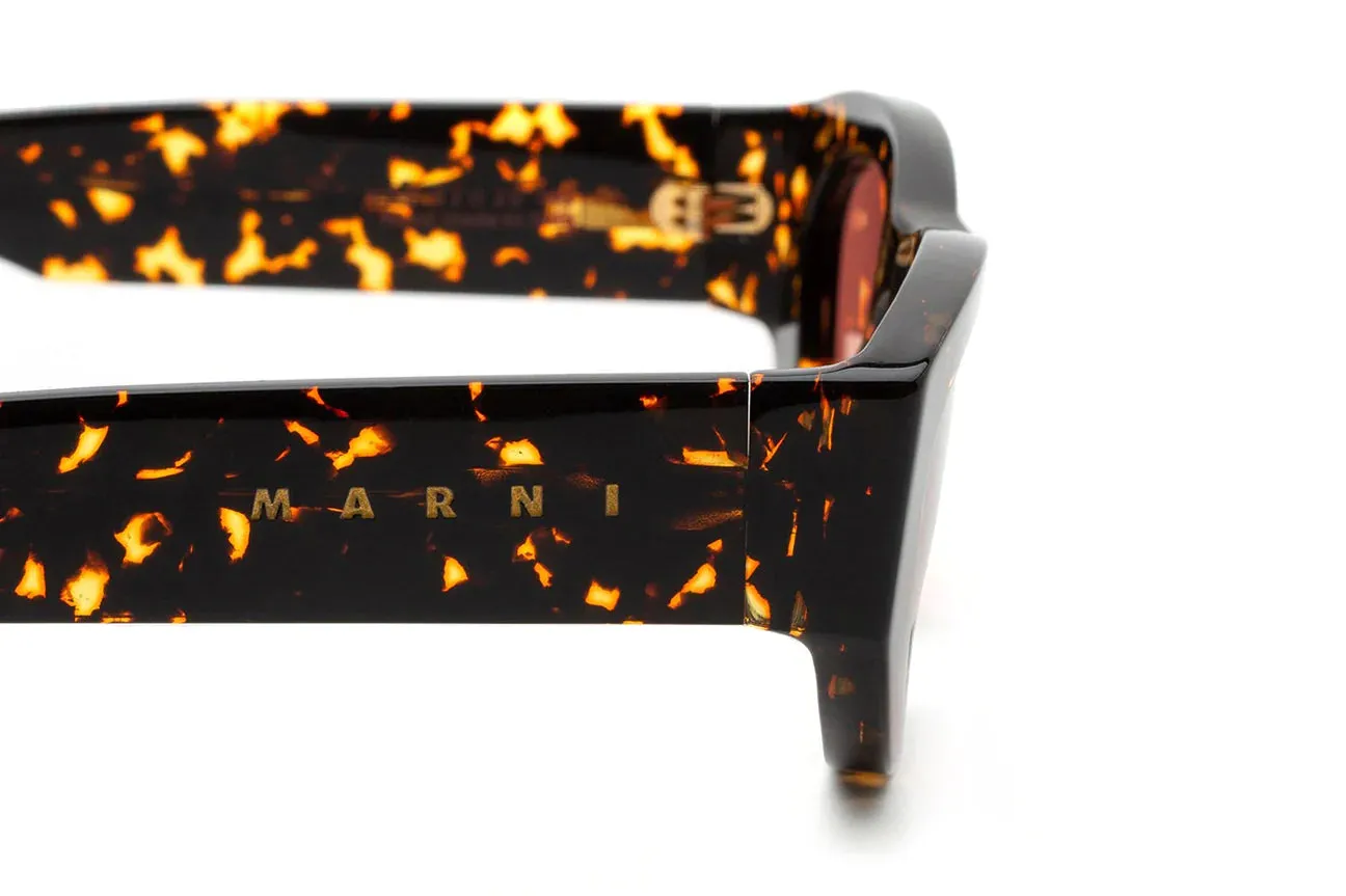 MARNI Rainbow Mountains Havana Rossa Sunglasses