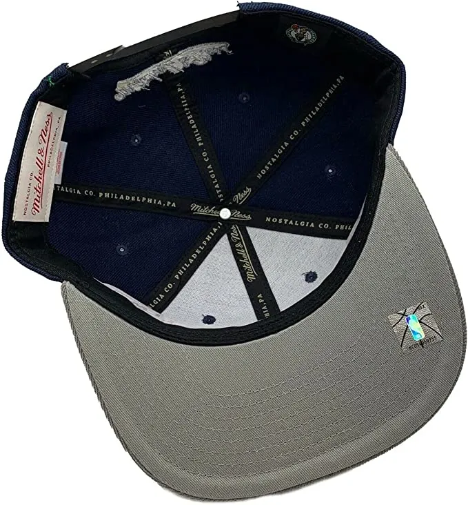 Mitchell & Ness Men's NBA Navy Spirit Snapback Cap