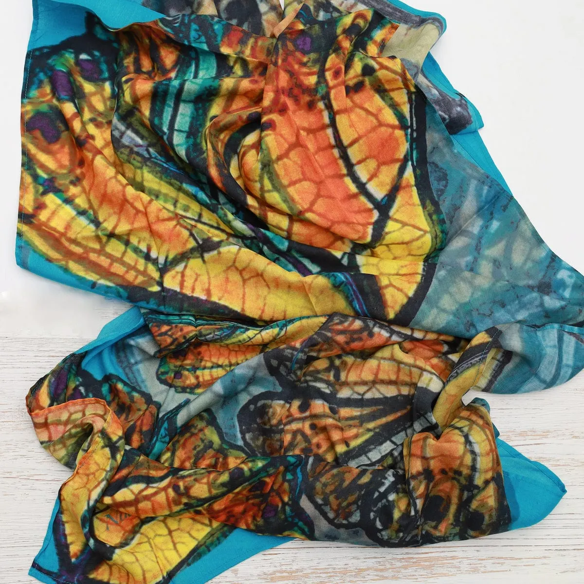 Monarch Journey Cotton Scarf