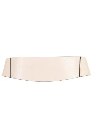 Monili Strap Detail Lizard Belt