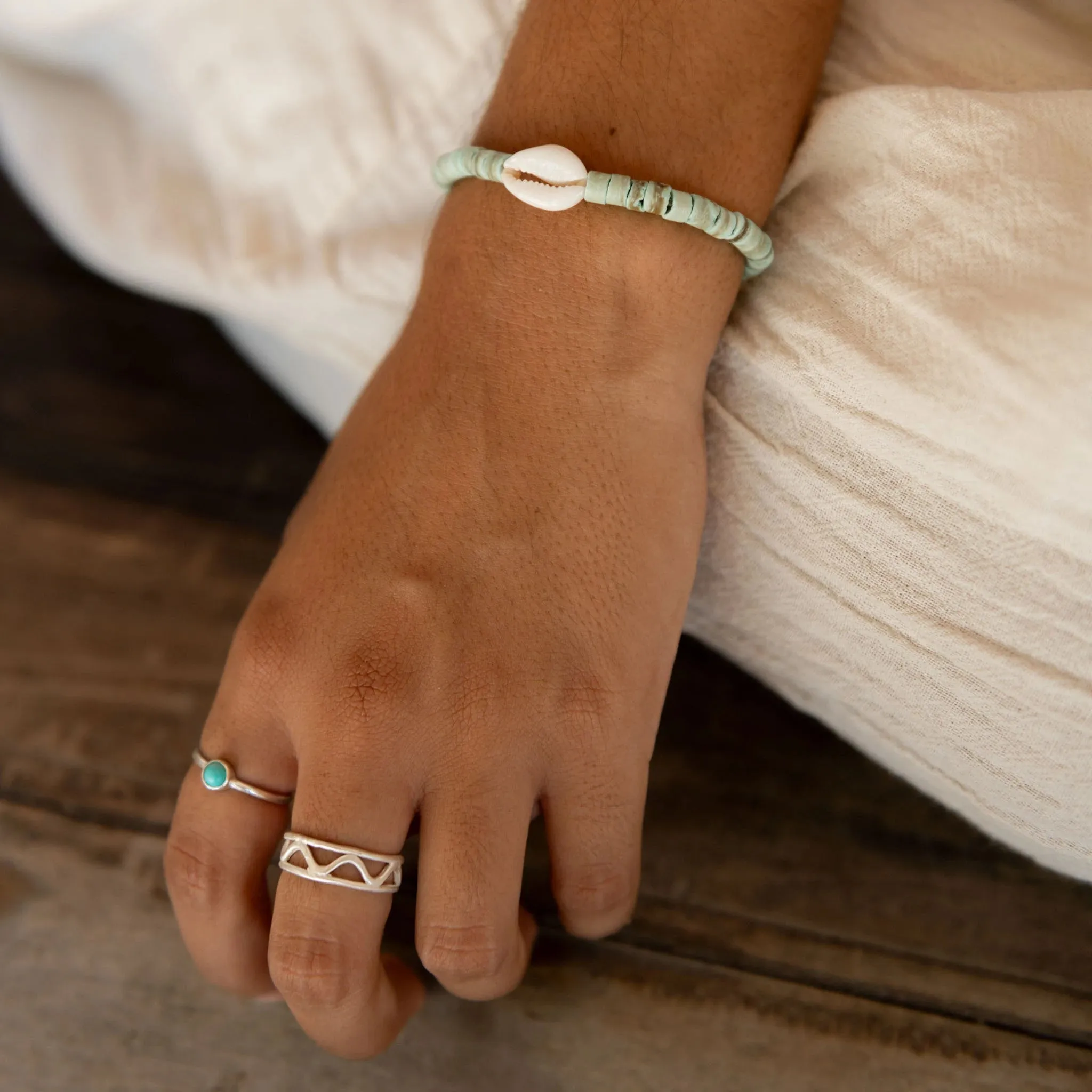 Nyang Nyang Cowrie Shell Bracelet