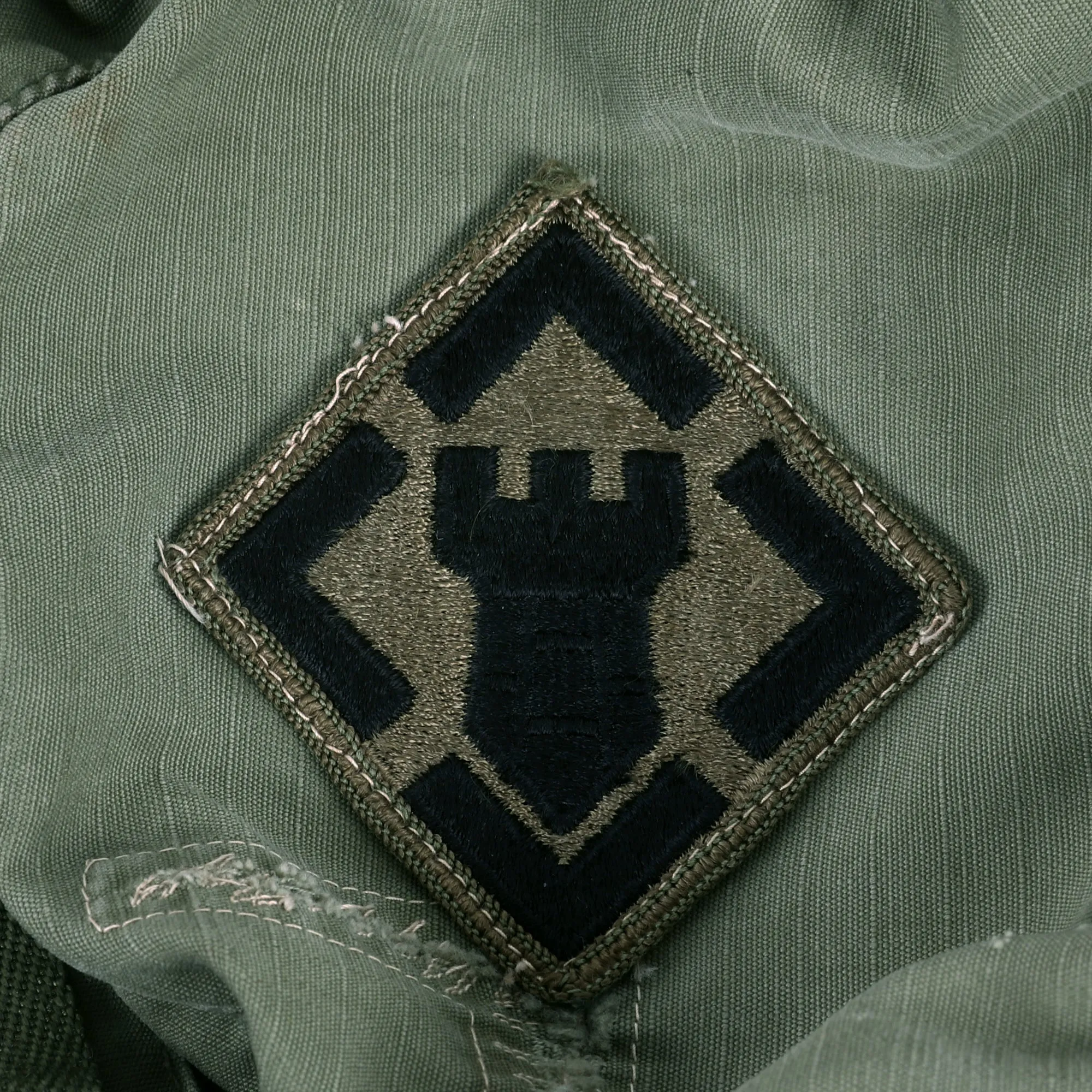 Original U.S. Vietnam War Direct Embroider 20th Engineer Brigade Green Boonie Hat with Veteran Personalization