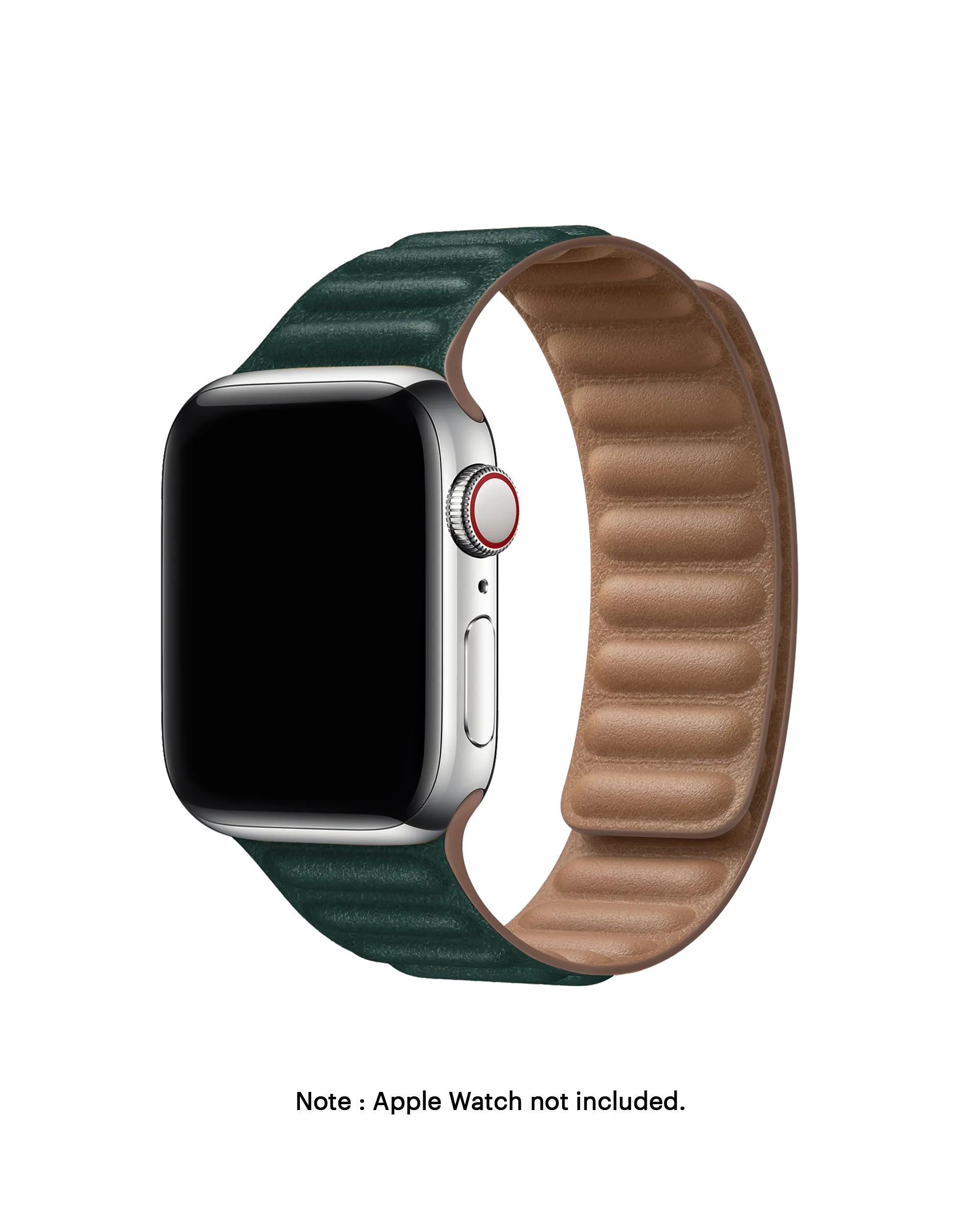 Poppy Leather Link Apple WatchBand