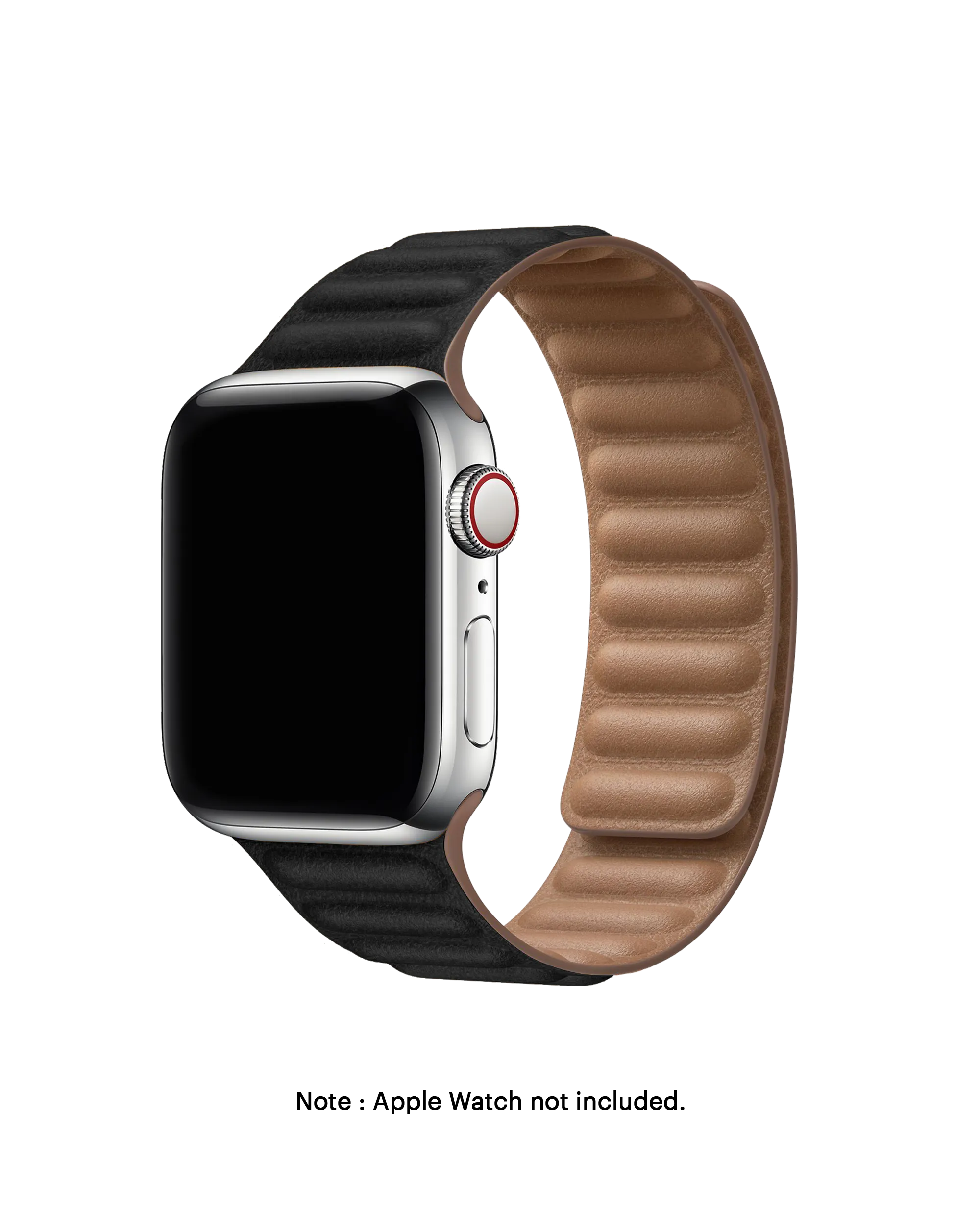 Poppy Leather Link Apple WatchBand