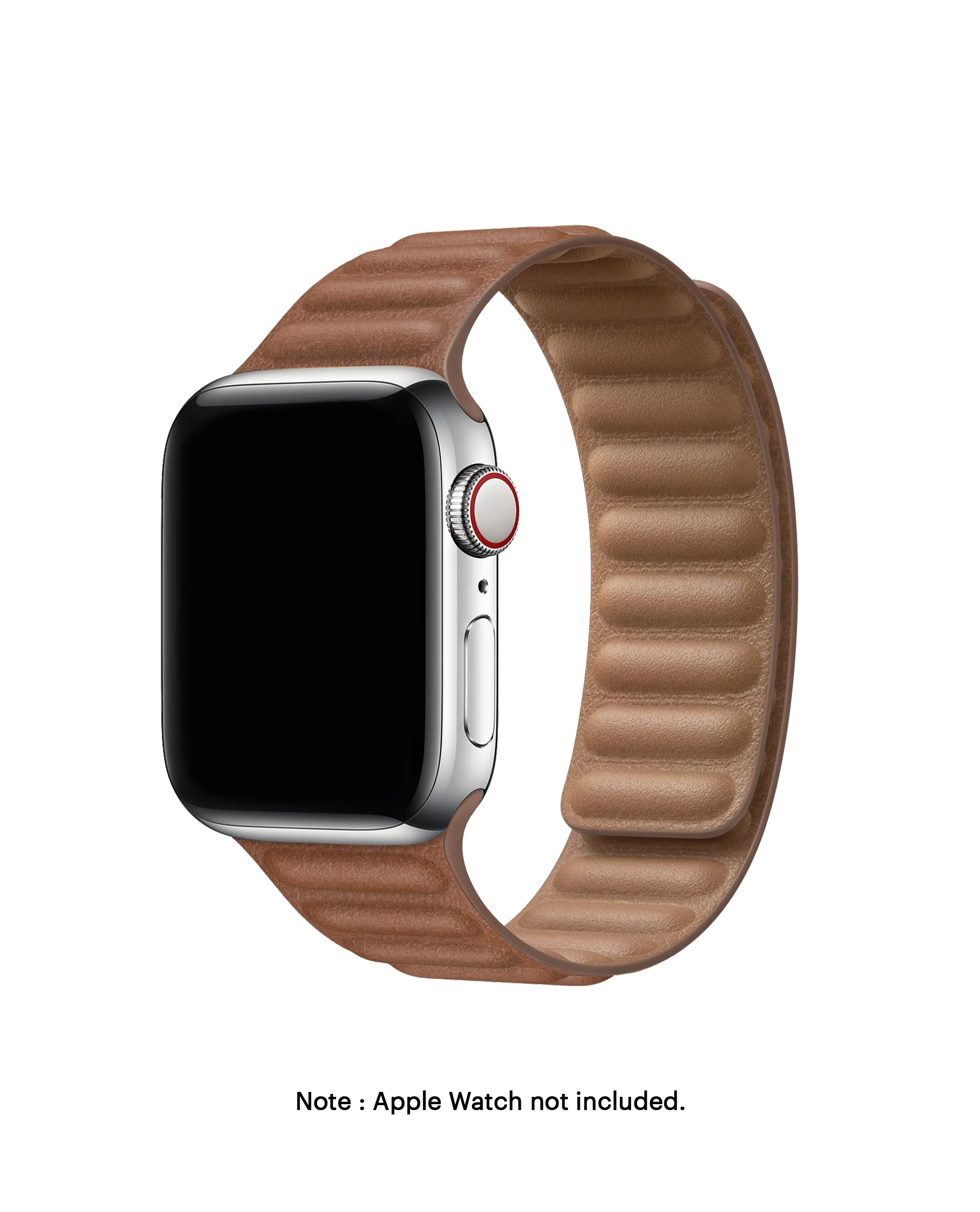 Poppy Leather Link Apple WatchBand