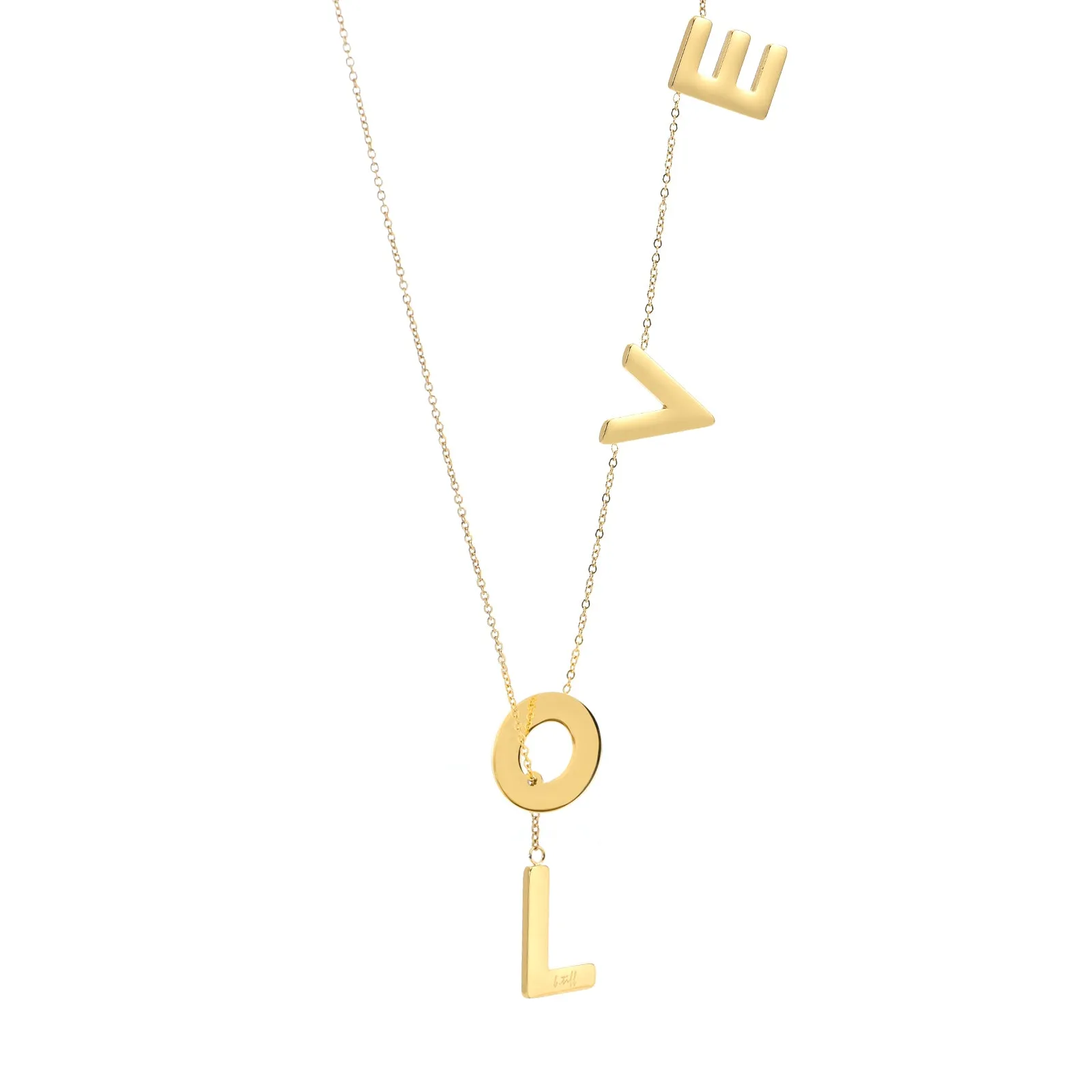 PTloveG B.Tiff Gold Adjustable Love Chain