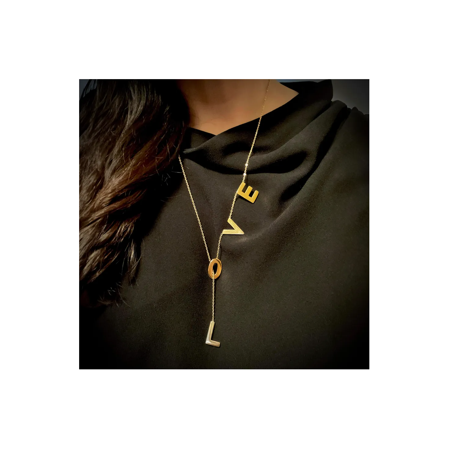 PTloveG B.Tiff Gold Adjustable Love Chain