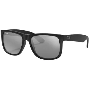 Ray-Ban Justin Color Mix Mirror Sunglasses - Matte Black/Grey
