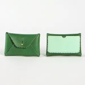 Scallop Wallet | Pine   Mint