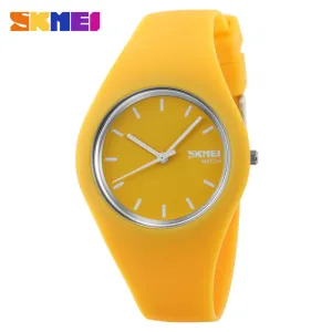 Silicone strap waterproof creative quartz watch W2390868
