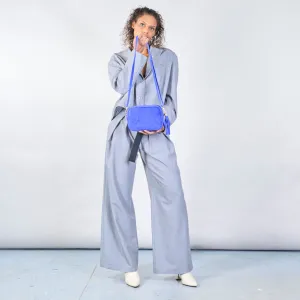 Suede crossbody bags with tassel detail wholesale