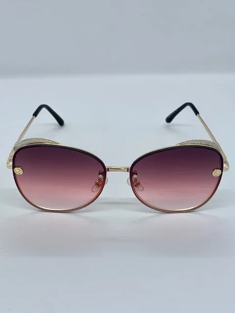 Sunglasses crystal edged